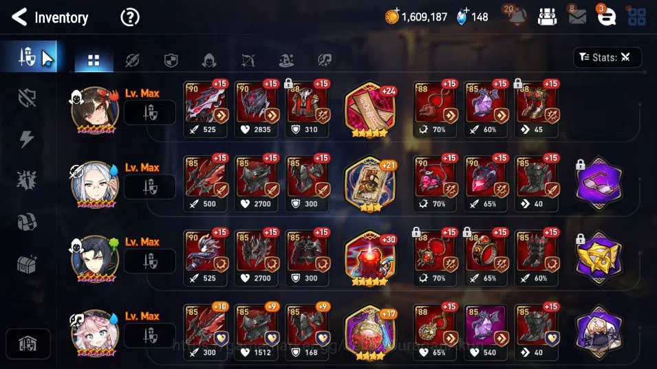 Epic Seven Accounts Global Unverif|6 ML(A Ravi,S Tenebria,C Charles,D  image 2