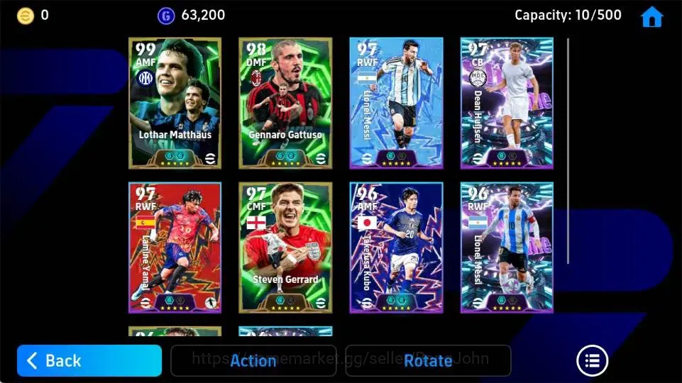 eFootball Accounts Android|PW 3116|Gennaro Gattuso Epic,Lothar Mattha image 2