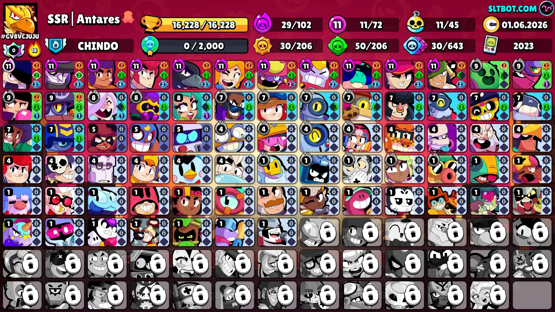 Brawl Stars Accounts 16228 Trophy|72 Brawlers 11 Max Lvl|1 Prestige|162 image 1