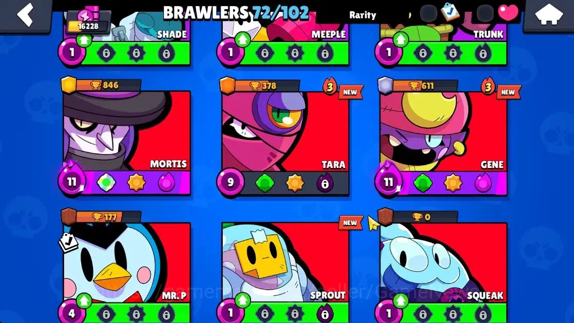 Brawl Stars Accounts 16228 Trophy|72 Brawlers 11 Max Lvl|1 Prestige|162 image 10