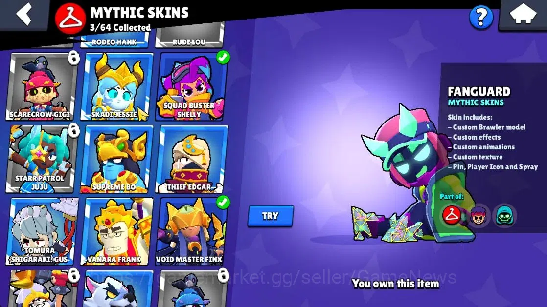 Brawl Stars Accounts 16228 Trophy|72 Brawlers 11 Max Lvl|1 Prestige|162 image 14