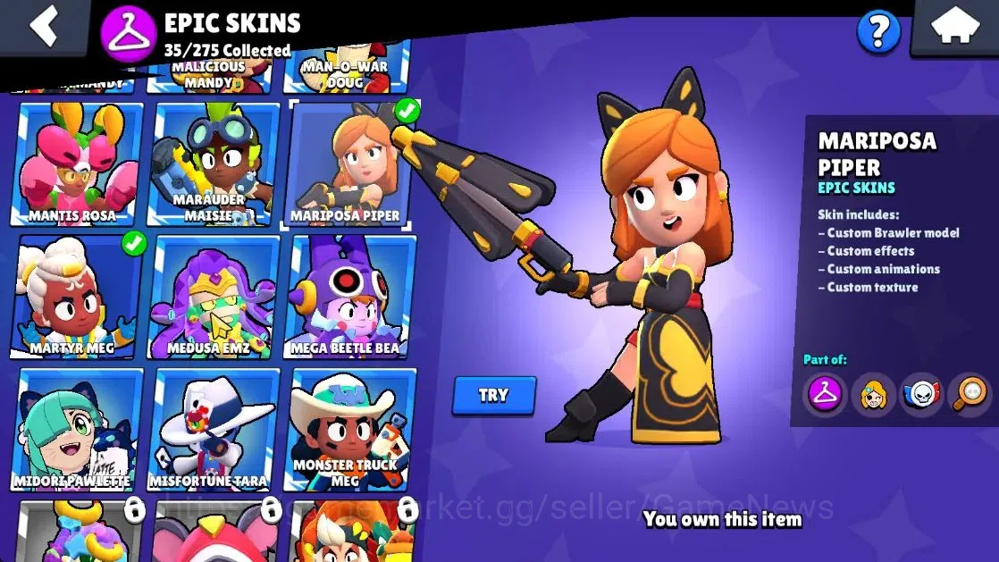 Brawl Stars Accounts 16228 Trophy|72 Brawlers 11 Max Lvl|1 Prestige|162 image 20