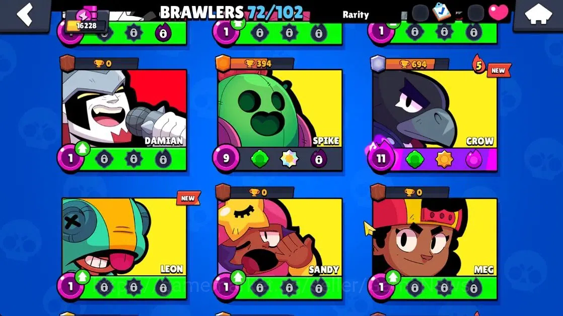 Brawl Stars Accounts 16228 Trophy|72 Brawlers 11 Max Lvl|1 Prestige|162 image 8