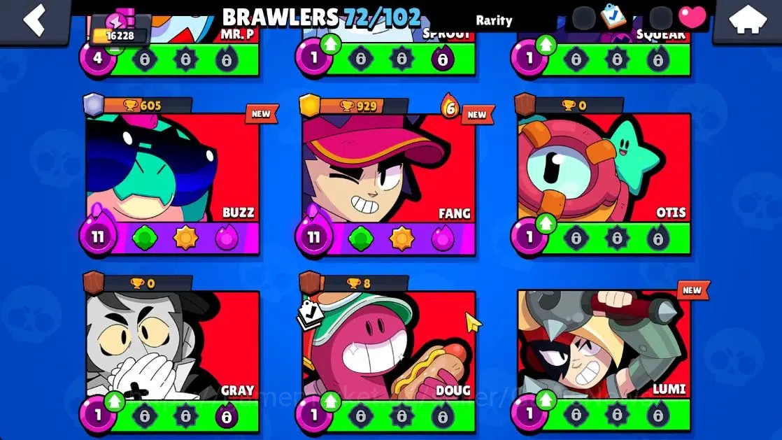 Brawl Stars Accounts 16228 Trophy|72 Brawlers 11 Max Lvl|1 Prestige|162 image 9