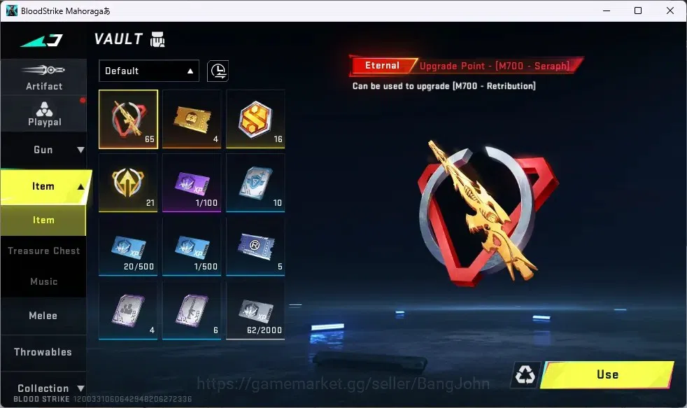 Blood Strike Accounts ASIA |1 ETERNAL: M700-Seraph|2 ULTRA GUN|3 ULTRA S image 6