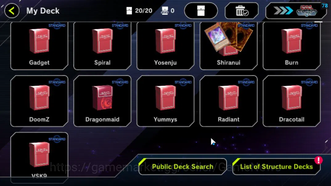 Yu-Gi-Oh! Master Duel Accounts Lv 18 | 20 Deck |RadiantTyphoon, VSK9,Dracotail,Do image 3