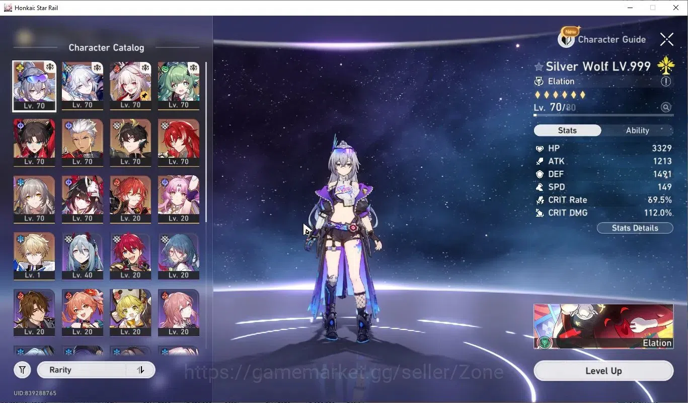 Honkai Star Rail Accounts Others ASIA|TL62|SW 999 elation Team,Yao guang sign ,Arcer sign,RIN tohsaka |ETC and many *5 1