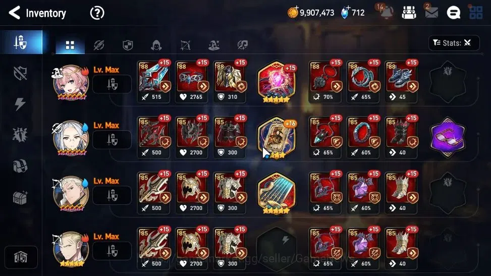 Epic Seven Accounts GLOBAL UnVerif|New Era|7 ML(NOTOS,Har Setti,DK Sha image 14