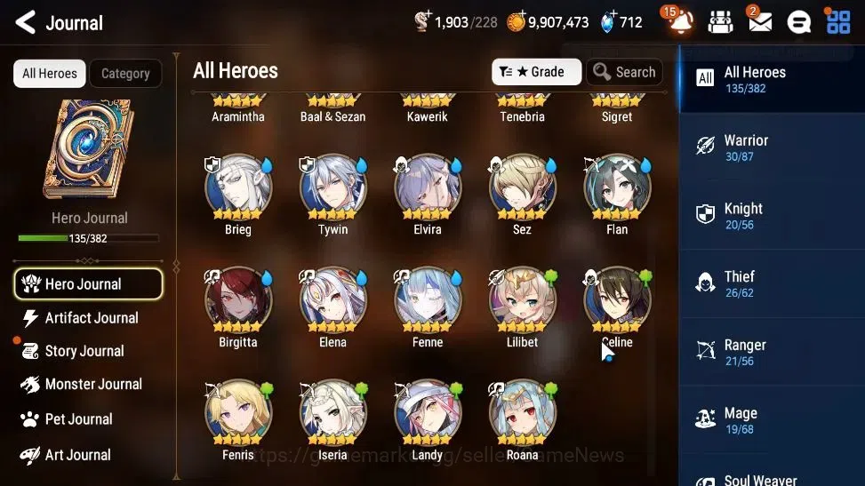 Epic Seven Accounts GLOBAL UnVerif|New Era|7 ML(NOTOS,Har Setti,DK Sha image 8