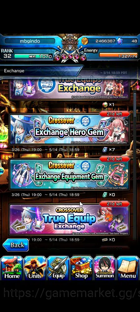 Grand Summoners Accounts Global|Rank 32||3 Ascend+1 TW|[Shizu]+TW, Diablo,  image 4