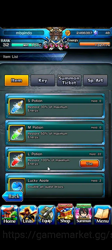 Grand Summoners Accounts Global|Rank 32||3 Ascend+1 TW|[Shizu]+TW, Diablo,  image 6