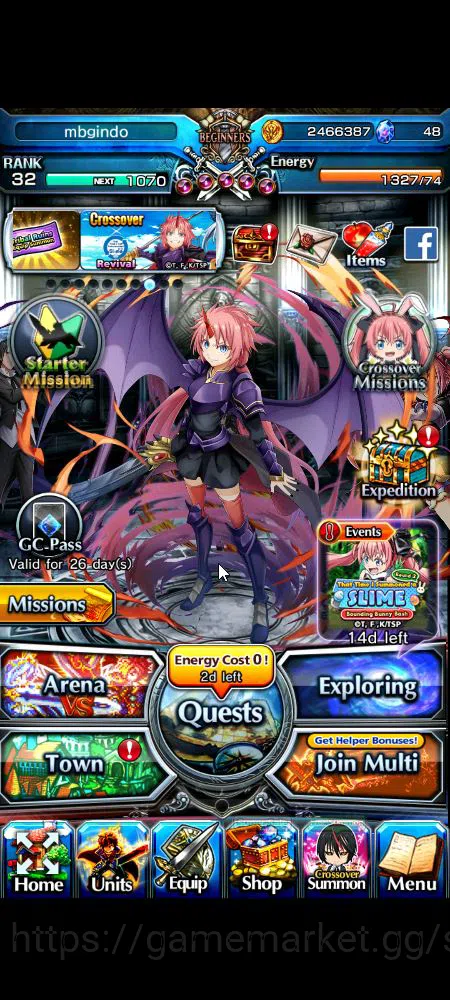 Grand Summoners Accounts Global|Rank 32||3 Ascend+1 TW|[Shizu]+TW, Diablo,  image 7