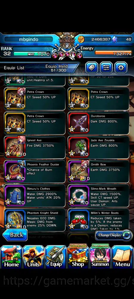 Grand Summoners Accounts Global|Rank 32||3 Ascend+1 TW|[Shizu]+TW, Diablo,  image 9