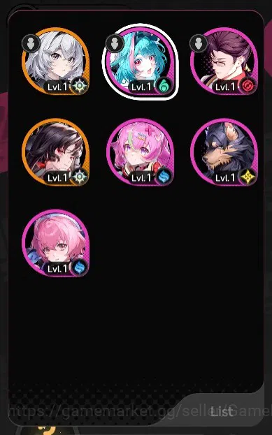Neverness to Everness Accounts GLOBAL Europe|HL 3|1 S-Class Hotori|1 S-Class Char image 2