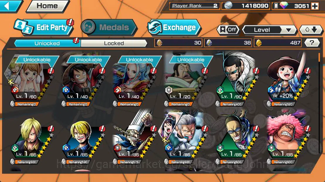 One Piece Bounty Rush Others GLOBAL|EX 3 | Seraphim Snake, King pirates Luffy,  image 1