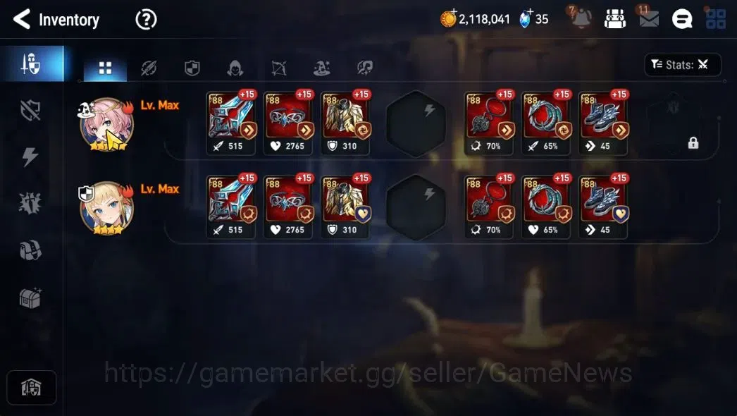 Epic Seven Accounts Starter GLOBAL Unverif|New Era|2 ML (Conqu lilias,NM Luna)+Cecilia,Tenebria|Poh ON|1,5k 11