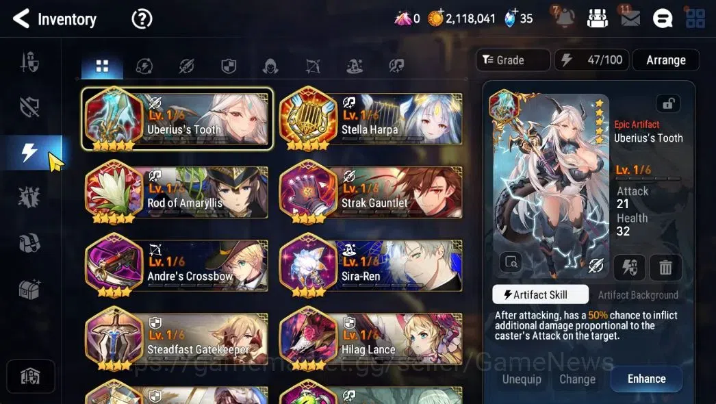 Epic Seven Accounts Starter GLOBAL Unverif|New Era|2 ML (Conqu lilias,NM Luna)+Cecilia,Tenebria|Poh ON|1,5k 13