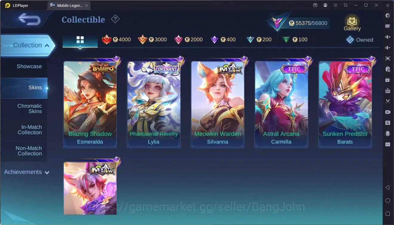 Mobile Legends: Bang Bang Accounts Global |Hero 114|Skin 220|Renowned|Prime Granger|K image 14