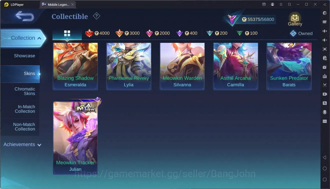 Mobile Legends: Bang Bang Accounts Global |Hero 114|Skin 220|Renowned|Prime Granger|K image 15