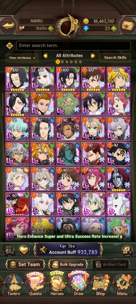 The Seven Deadly Sins: Grand Cross Accounts ASIA | 922k CC | 5 UR | Merlin&Esca 2/6 , WKGowter image 2