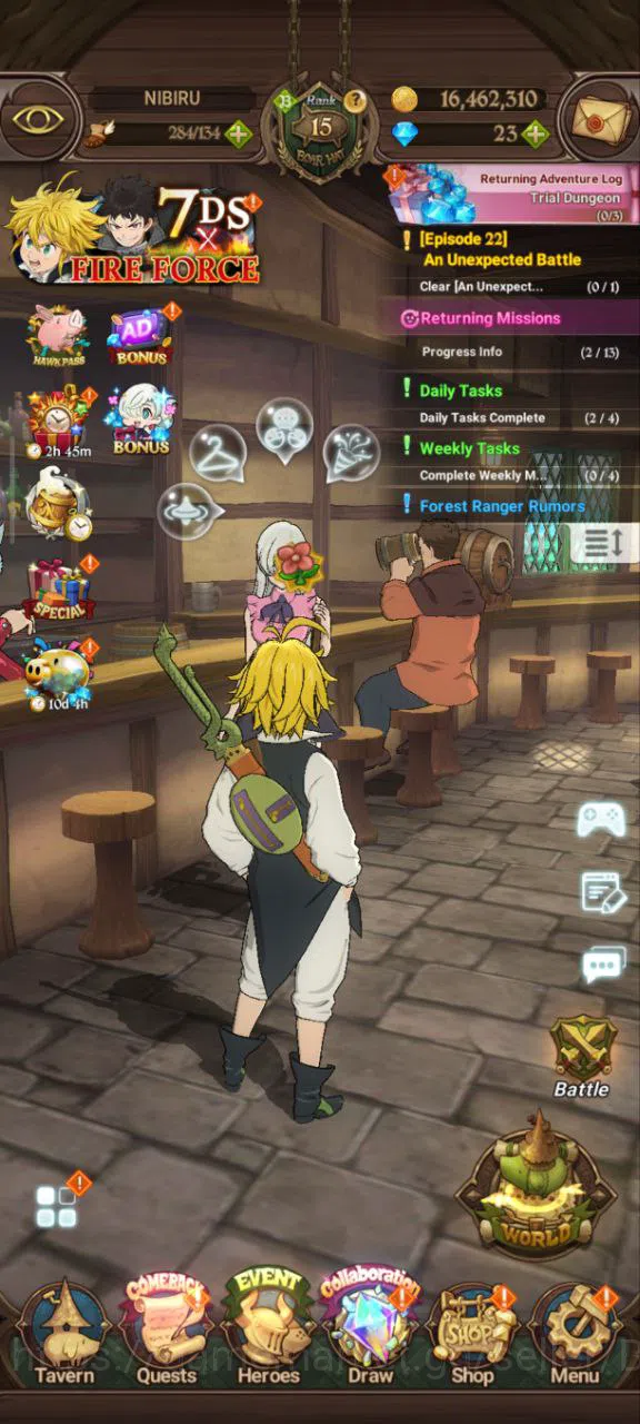 The Seven Deadly Sins: Grand Cross Accounts ASIA | 922k CC | 5 UR | Merlin&Esca 2/6 , WKGowter image 3