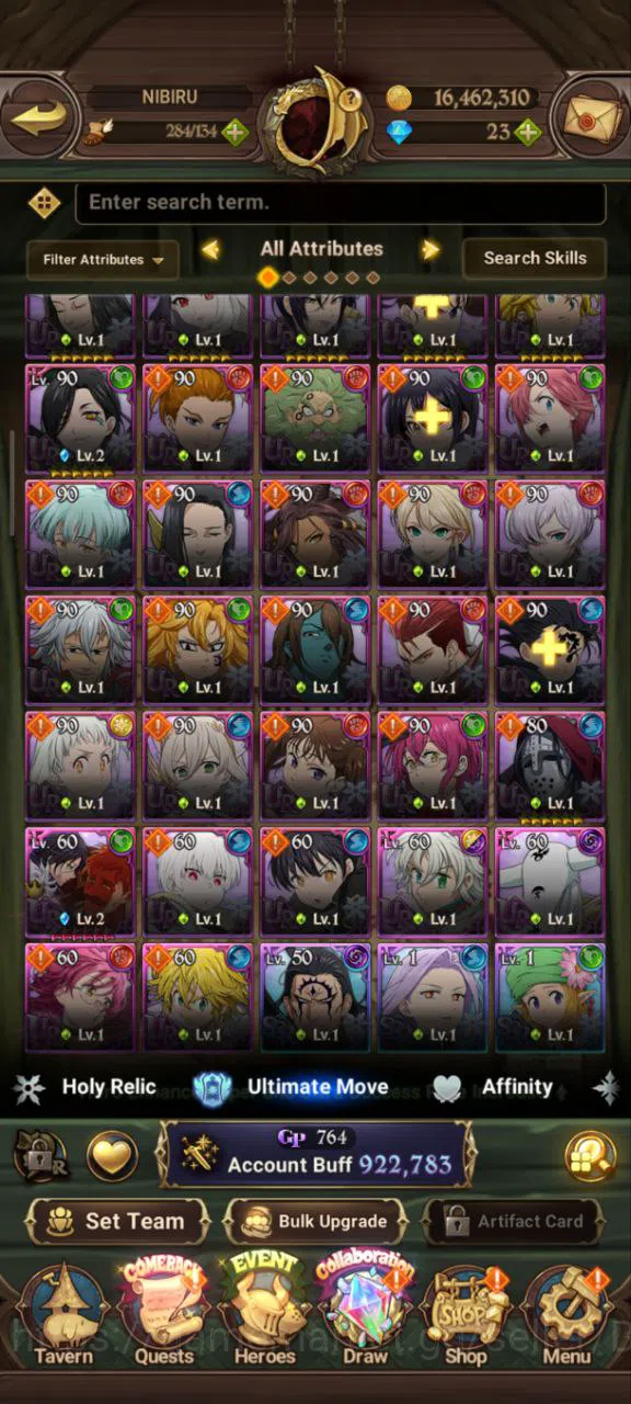 The Seven Deadly Sins: Grand Cross Accounts ASIA | 922k CC | 5 UR | Merlin&Esca 2/6 , WKGowter image 4