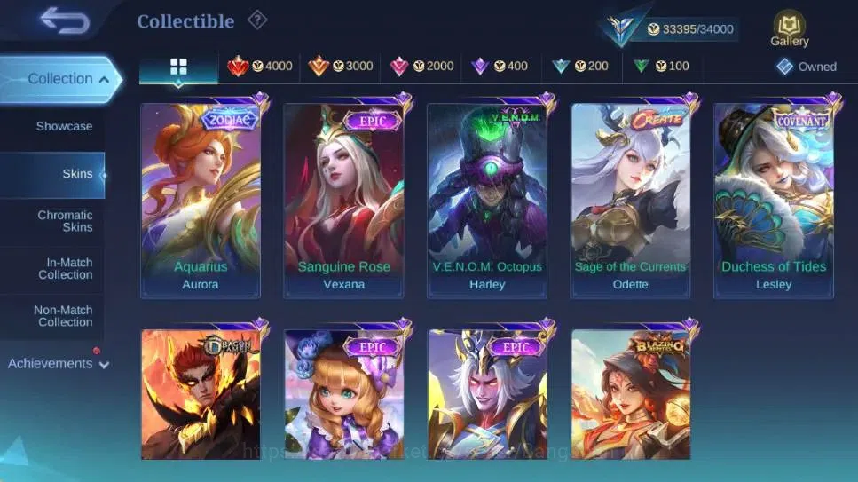 Mobile Legends: Bang Bang Accounts Global|Hero 70|Skin 120|Expert|Prime Beatrix|KOF K image 11