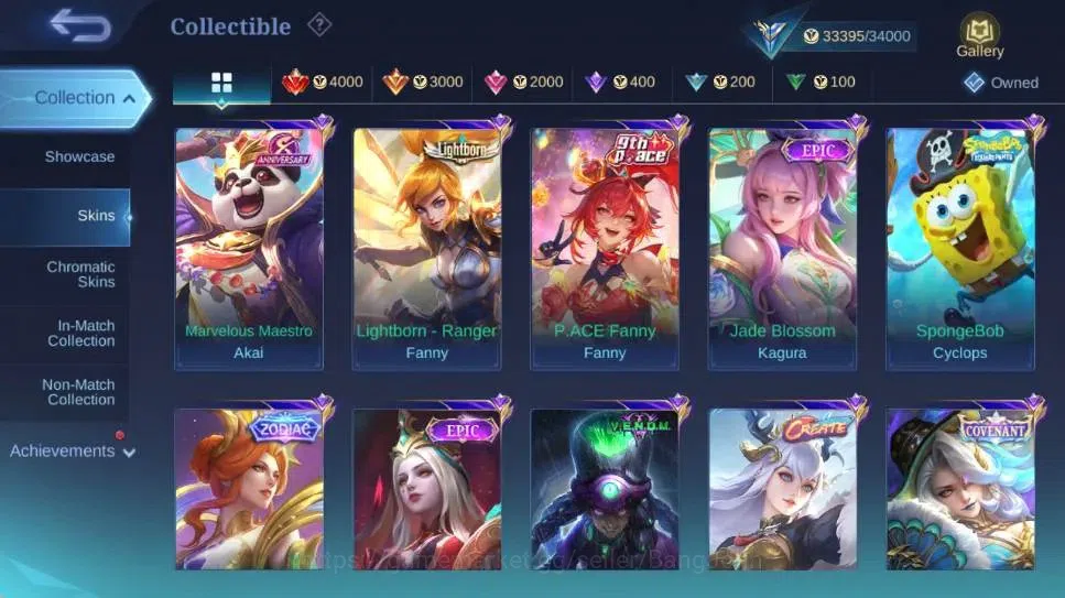 Mobile Legends: Bang Bang Accounts Global|Hero 70|Skin 120|Expert|Prime Beatrix|KOF K image 12