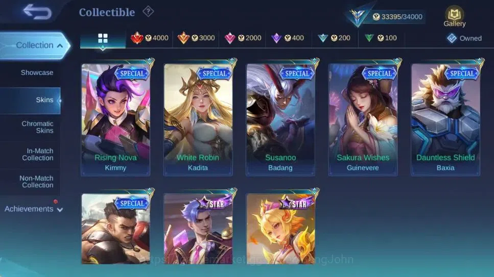 Mobile Legends: Bang Bang Accounts Global|Hero 70|Skin 120|Expert|Prime Beatrix|KOF K image 6
