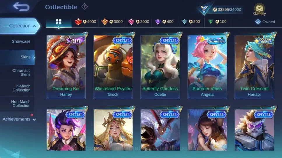Mobile Legends: Bang Bang Accounts Global|Hero 70|Skin 120|Expert|Prime Beatrix|KOF K image 7