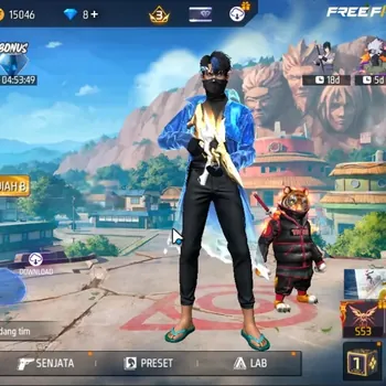 Free Fire Accounts Indo|2 EVO AUG Blazing Fracture,MP5 Platinum Divine|Machete Booyah Bling|Undersea Bundle|134 Vault 50