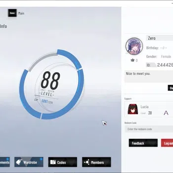 Punishing: Gray Raven Accounts End-Game Asia|Lv 88|39K BlackC,16 YellowC,20K BlueC|(SS Daemonissa,S LuciaCW)+Sign,S Dante,S