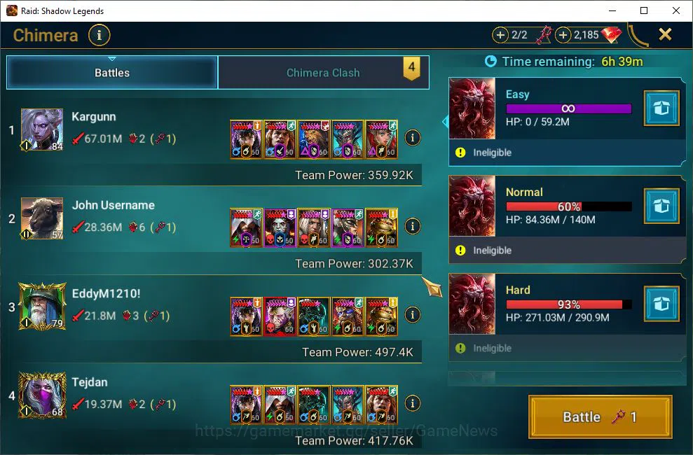 Raid: Shadow Legends Accounts Lv35 500K Power|1 Mythic(Androc)+19 Legendary(Ninj image 20