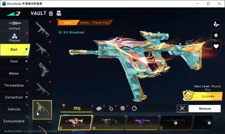 Blood Strike Accounts Collab Skin ASIA|8 Ultra [Glock,Origin12,Vector,etc]|Ultra Melee[Axe Crystal,Greataxe]|Limited 11
