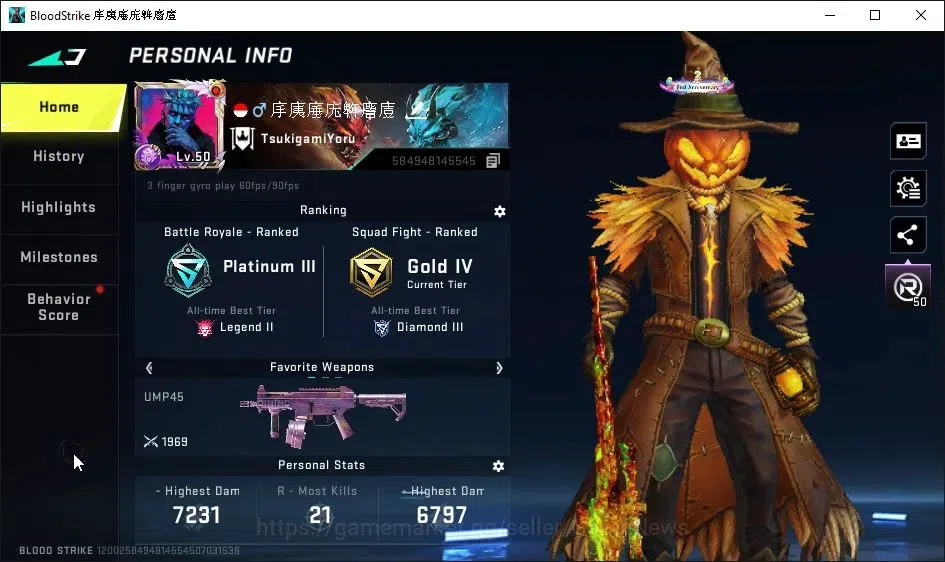 Blood Strike Accounts Collab Skin ASIA|8 Ultra [Glock,Origin12,Vector,etc]|Ultra Melee[Axe Crystal,Greataxe]|Limited 2