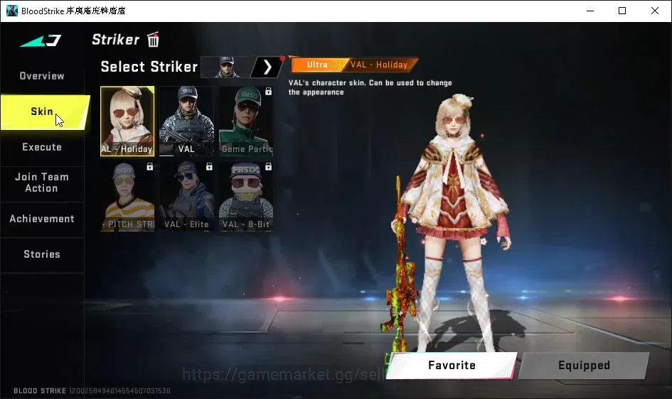 Blood Strike Accounts Collab Skin ASIA|8 Ultra [Glock,Origin12,Vector,etc]|Ultra Melee[Axe Crystal,Greataxe]|Limited 6