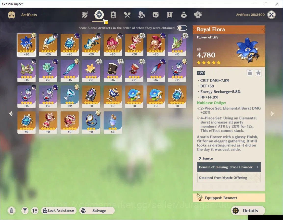 Genshin Impact Accounts ASIA | AR 44 | 5 Limited | Raiden,Nahida,Yelan,Xia image 5