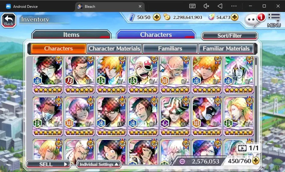 Bleach: Brave Souls Accounts [GLOBAL]54K Orb|2 New Ichigo Renewed,10th Anniv[Ru image 10