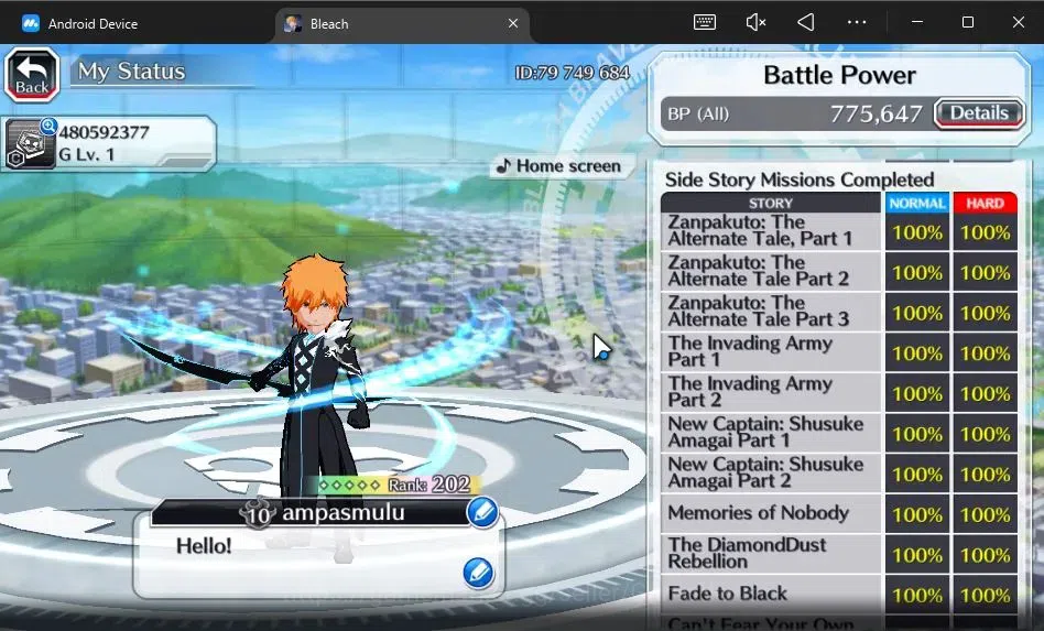 Bleach: Brave Souls Accounts [GLOBAL]54K Orb|2 New Ichigo Renewed,10th Anniv[Ru image 5