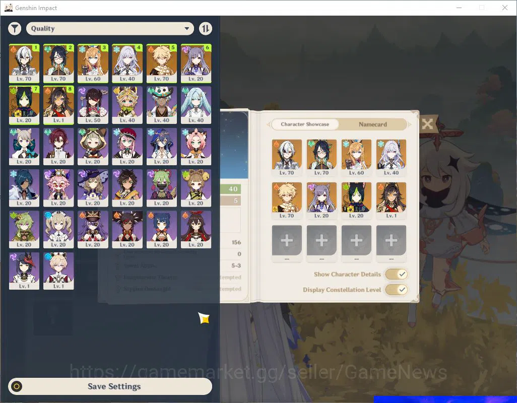 Genshin Impact Accounts ASIA|AR 40|4 Limited +1(*5Weapon)|Arlecchino,Xiany image 2