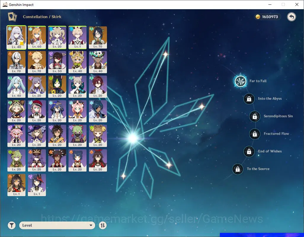 Genshin Impact Accounts ASIA|AR 40|4 Limited +1(*5Weapon)|Arlecchino,Xiany image 3