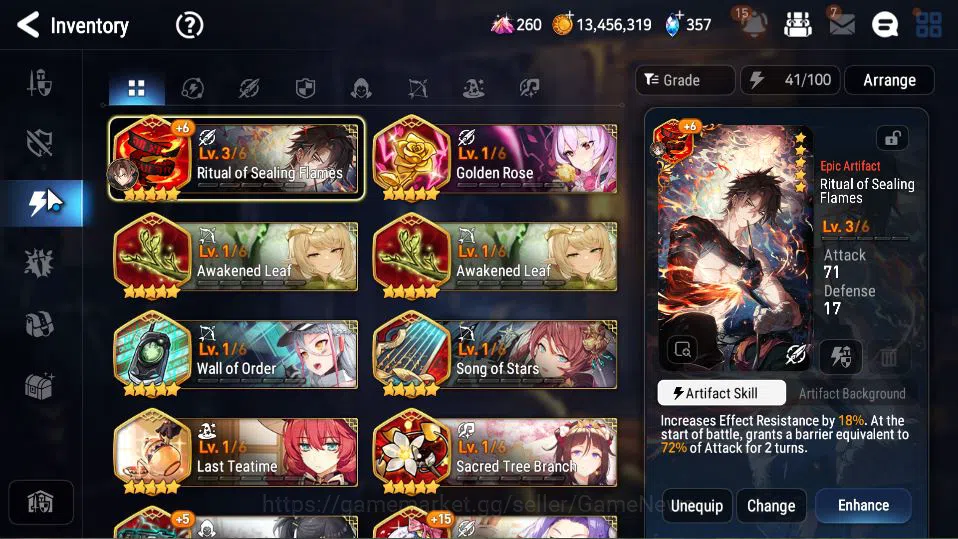 Epic Seven Accounts GLOBAL Unverif|New Era|3 ML(E Ilynav,Solitaria otS image 10