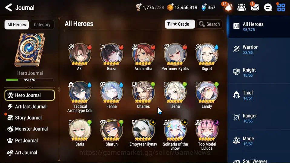 Epic Seven Accounts GLOBAL Unverif|New Era|3 ML(E Ilynav,Solitaria otS image 14