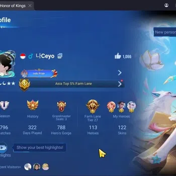 Honor of Kings Accounts Rare Skin Global|113H 122S|Legend:Angela,ConsortYu|KIC