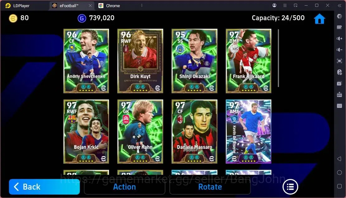 eFootball Accounts Mobile|PW 3172|Epic Shevchenko,Kuyt,Okazaki,Rijkaa image 4