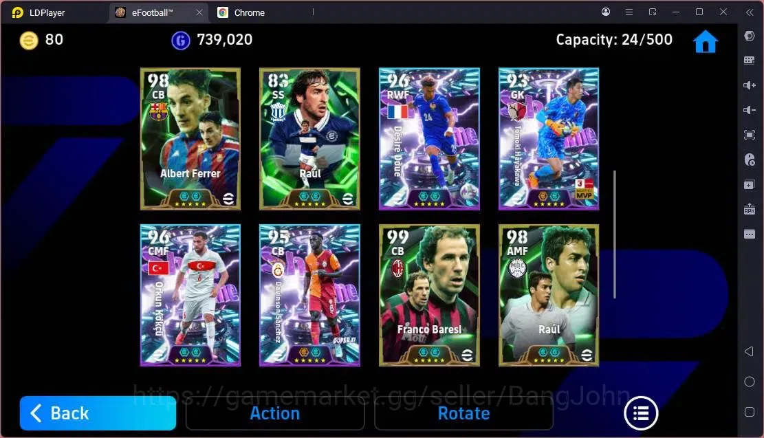 eFootball Accounts Mobile|PW 3172|Epic Shevchenko,Kuyt,Okazaki,Rijkaa image 5