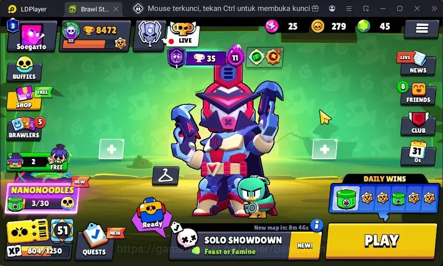 Brawl Stars Accounts Trophy 8427|40 Brawlers|6 Hypercharge(Colt,Bull,El Primo,Darryl,Max,Leon)|2 Legend,3 Mythic,13 Epic 1