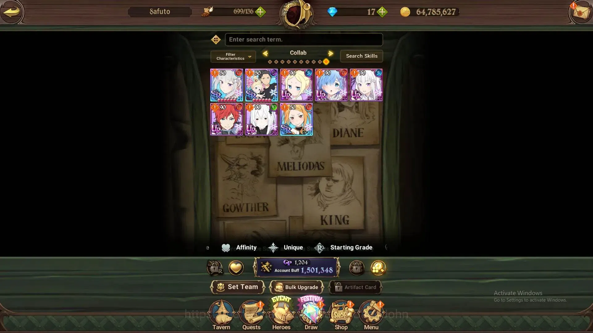 The Seven Deadly Sins: Grand Cross Accounts Global|1.5M CC|LR 2|UR 3|LR Fairy Helbram 97/100|U image 10