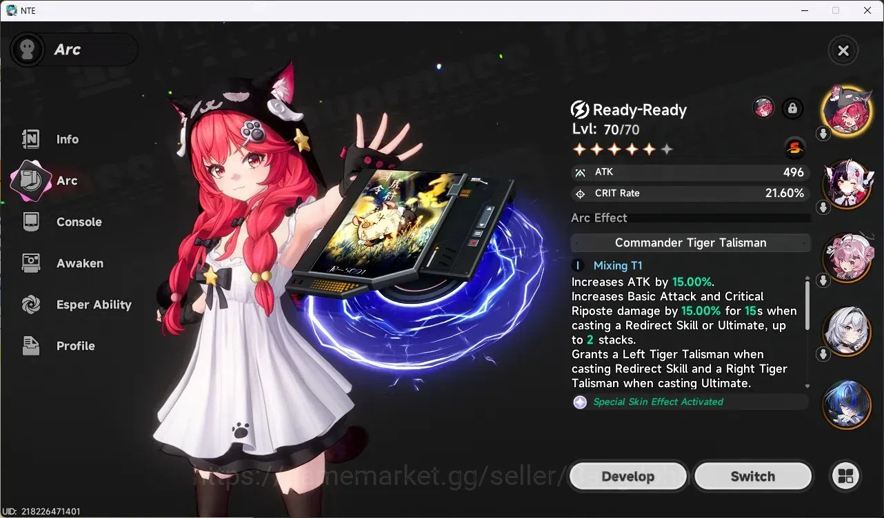 Neverness to Everness Accounts SEA|Lv.46|8 S-Class/2 Limit [Nanally A3+Fluffy Out image 3