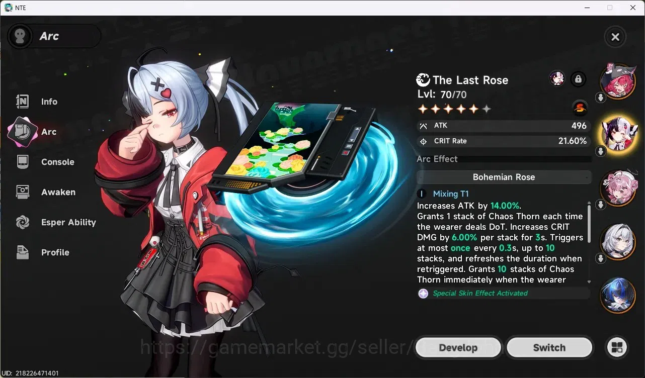 Neverness to Everness Accounts SEA|Lv.46|8 S-Class/2 Limit [Nanally A3+Fluffy Out image 4